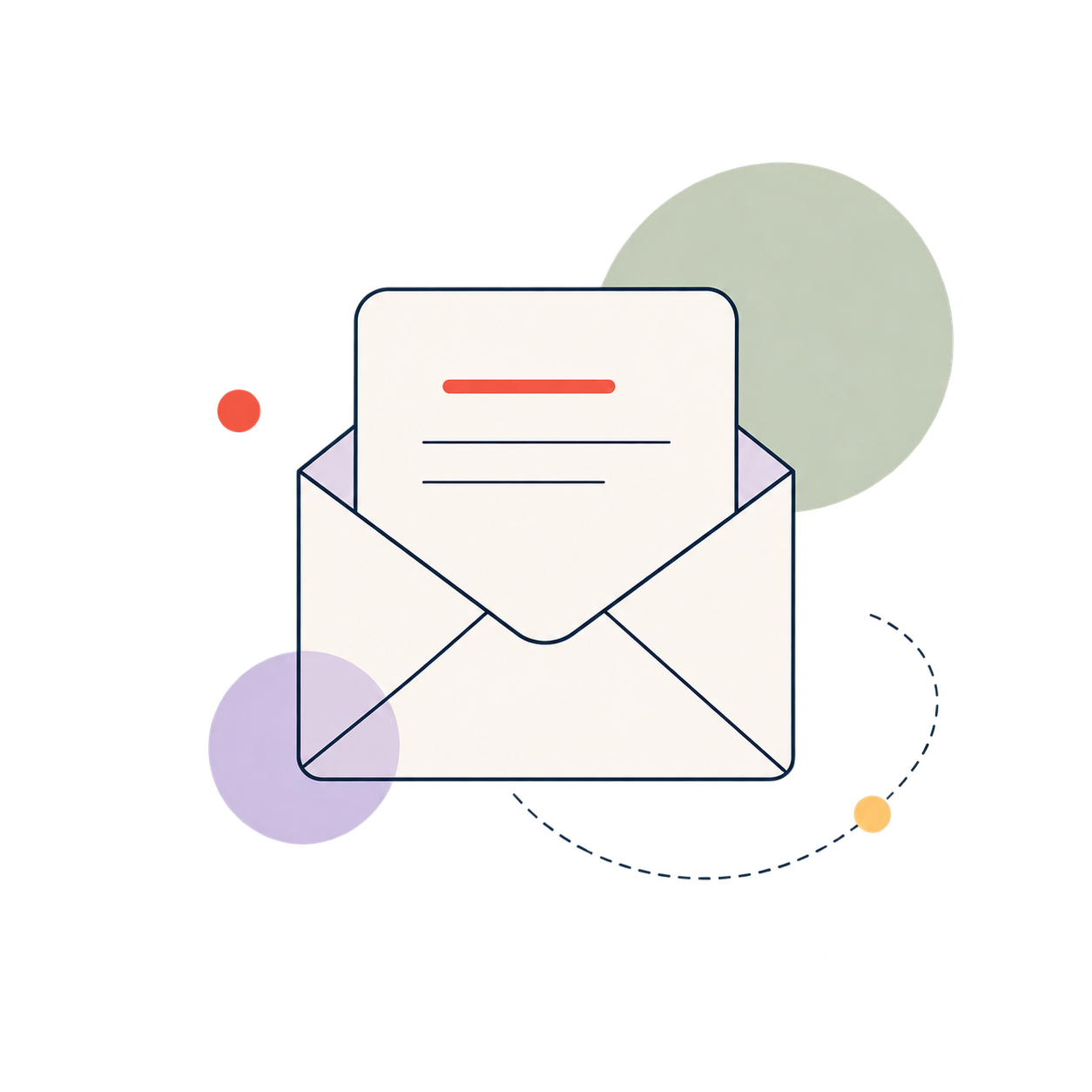 Illustration of mail